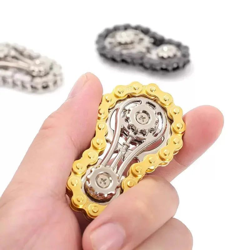 Colorful Chain Fidget Spinner - Stress Relief On-the-Go!